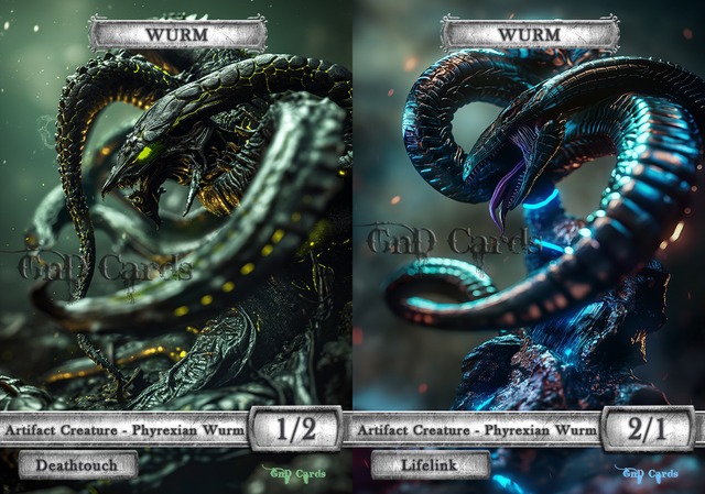 2x Phyrexian Wurms